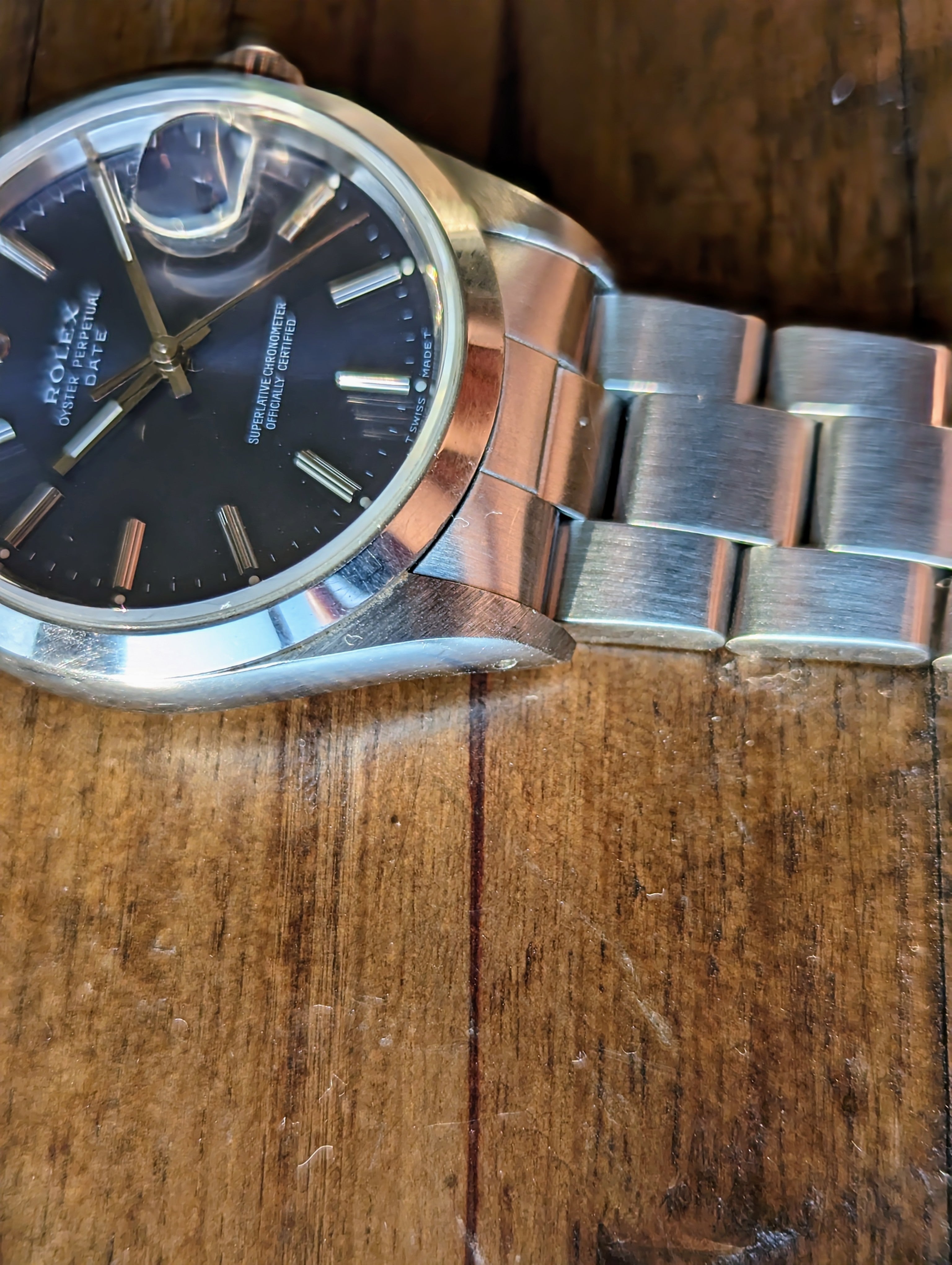 Rolex oyster perpetual hotsell datejust deville swiss