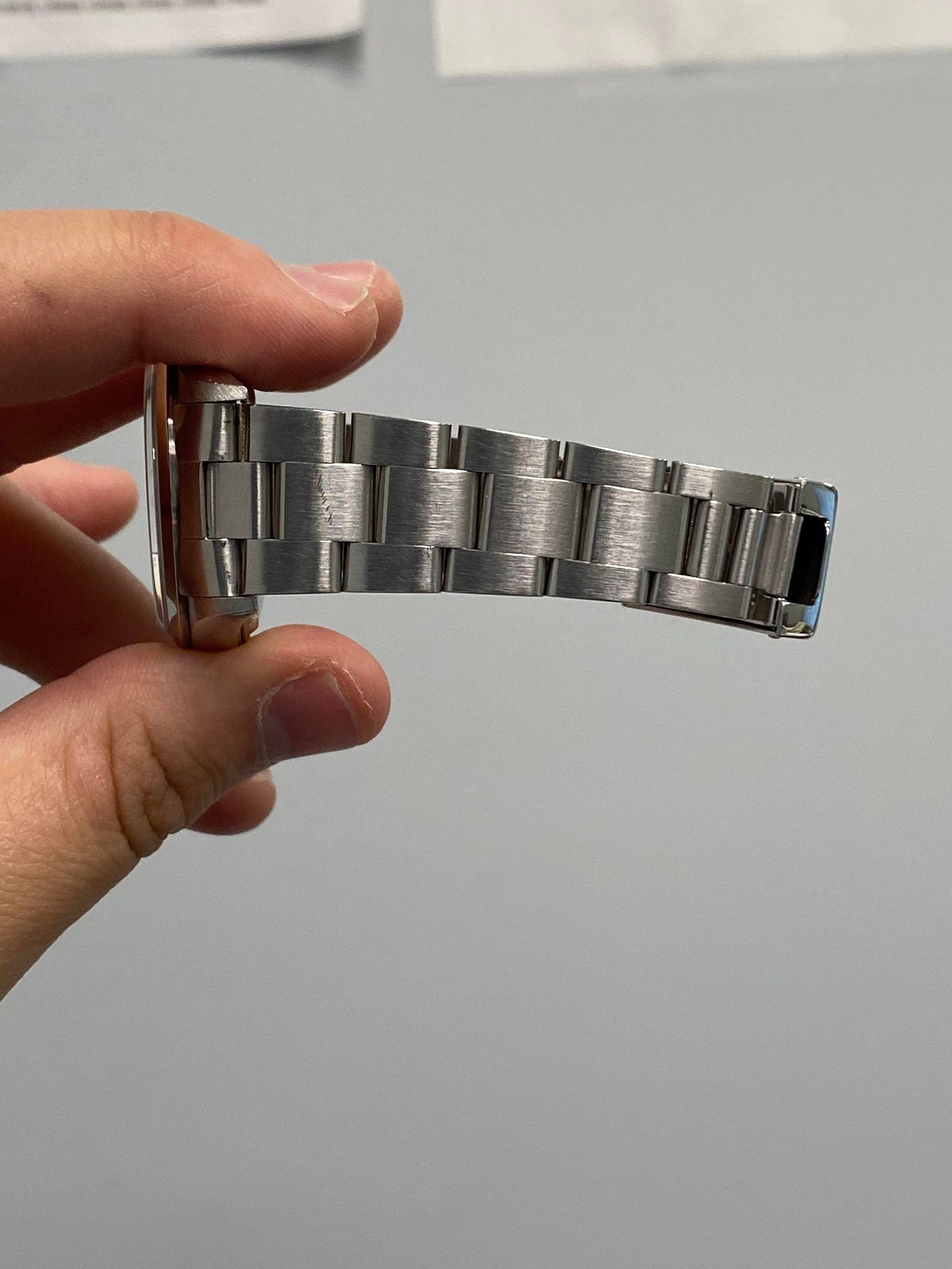 Rolex Air King - 14000M - Salmon w/ Original Papers.