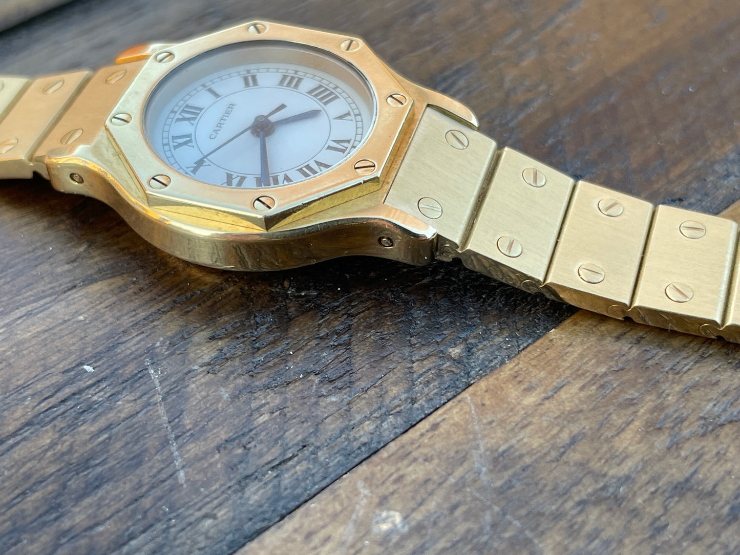 Vintage Cartier Santos 0906 Left Side