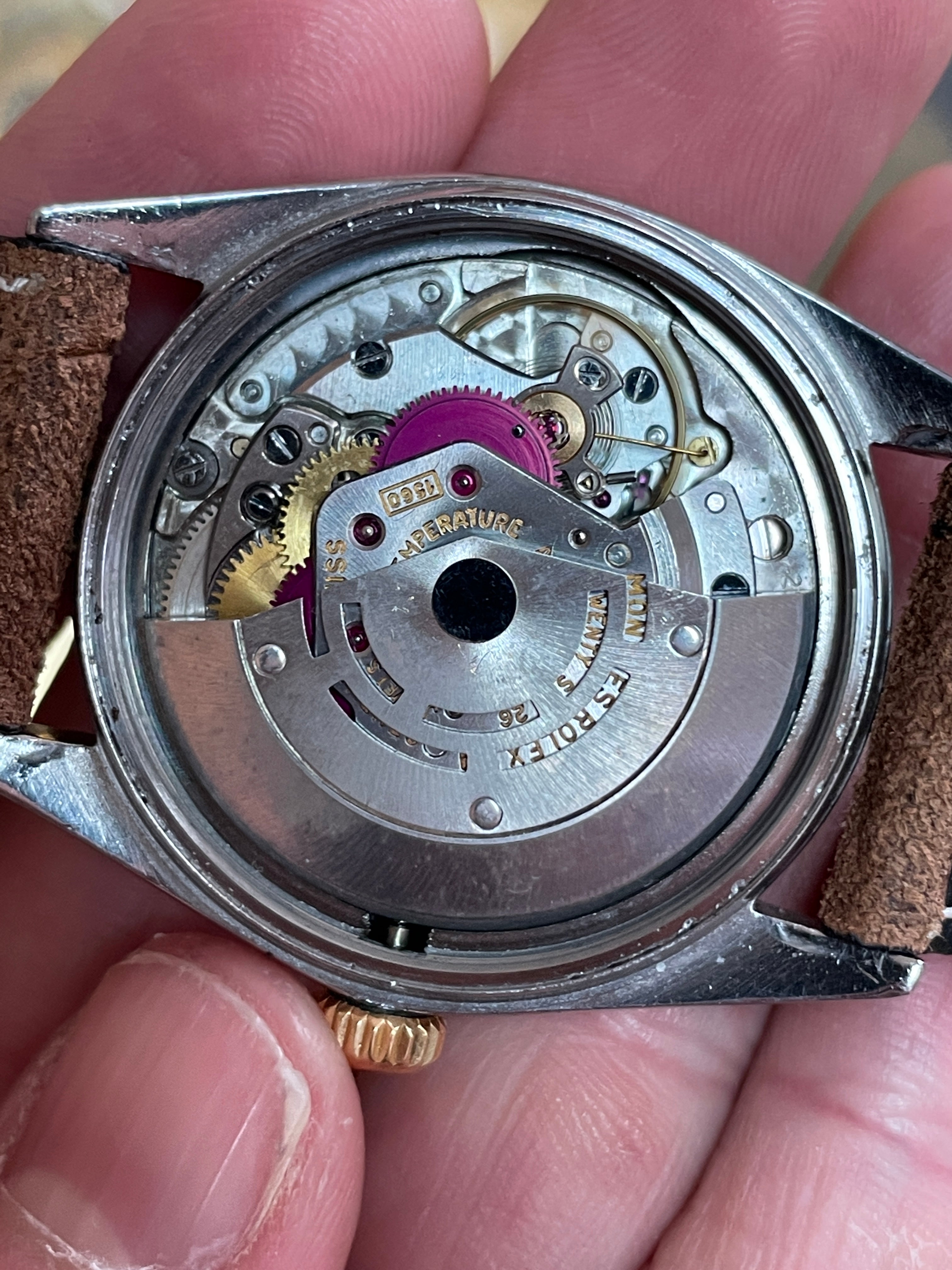 Rolex clearance 1601 movement